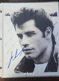 John Travolta 8x10 Original Autograph Photo withCOA Authentic Movie Memorabilia