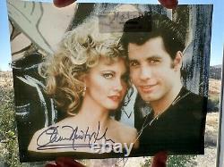 John Travolta Olivia Newton Signed Autograph Photograph RARE Memorabilia Photo