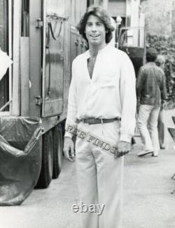 John Travolta On Set 1978 Type 1 Photo Vintage 8x10 Celebrity Memorabilia