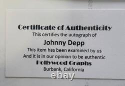 Johnny Depp 8x10 Original Autograph Photo withCOA Authentic Movie Memorabilia