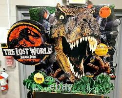 Jurassic Park Lost World 6' Floor Merchandiser Store Display 1997