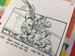 Jurassic Park Production used Jurassic Park storyboards from Phil Tippett