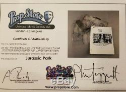 Jurassic Park Production used Jurassic Park storyboards from Phil Tippett