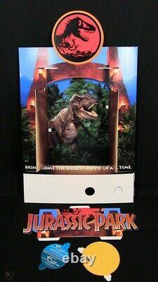 Jurassic Park Vhs Store Display With Lights, Opening Gates 1993 New