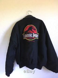 Jurassic Park Vintage Wool And Leather Jacket 1992 Rare