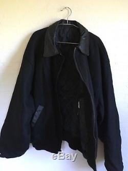 Jurassic Park Vintage Wool And Leather Jacket 1992 Rare