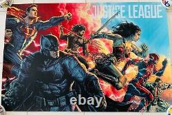 Justice League Lee Bermejo Mondo Poster Print 24x36 Numbered 61/400 Zach Snyder