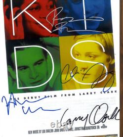 KIDS Signed Movie Poster 11x17 with COA Authentic Memorabilia