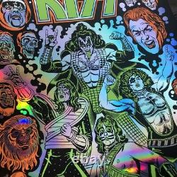 KISS Meets the Phantom 18 by 24 Signed Screenprint Poster TV Movie