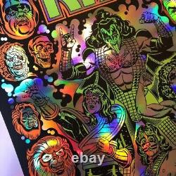 KISS Meets the Phantom 18 by 24 Signed Screenprint Poster TV Movie