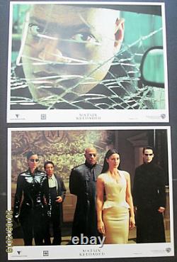 Keanu Reeves (the Matrix Reloaded) Orig, 2003 Movie Lobby Card Set