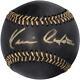Kevin Costner Field of Dreams Autographed Black Baseball BAS