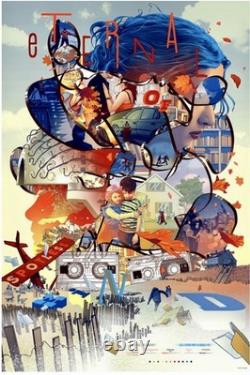 Kevin Tong Eternal Sunshine of the Spotless Mind 24x36 Screen Print LE150
