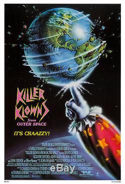 Killer Klowns From Outer Space (1988) Original Movie Poster Rolled Rare