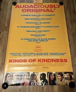 Kinds Of Kindness, 2024, Original Set Of 2, DS, 48x70, Bus Shelter, Near Mint