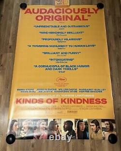 Kinds Of Kindness, 2024, Original Set Of 2, DS, 48x70, Bus Shelter, Near Mint