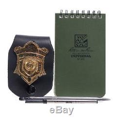 Knives Out Detective Elliot Lakeith Stanfield Screen Used Badge Note Pad & Pen