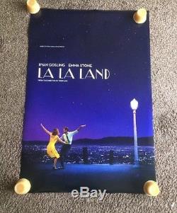 LA LA LAND D/S Original Movie Poster DS 27x40 Ryan Gosling Emma Stone