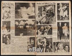 LA TIMES ORIGINAL rare full Newspaper 1962 DEATH of MARILYN MONROE