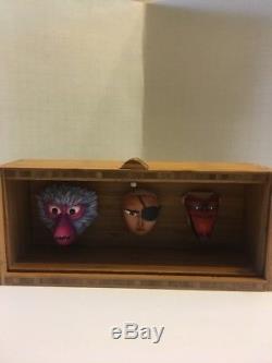 LAIKA Kubo and the Two Strings Screen Used Puppet Animation Face Set