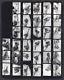 LARGE 1968 Original CONTACT SHEET Photo SHARON TATE NUDE in Bed