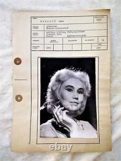 LENA BIRKOVÁ Russian-Czech ACTRESS Large Family PHOTO ARCHIVE approx 350 Items