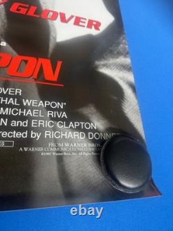 LETHAL WEAPON ORIGINAL STUDIO-PRODUCED One Sheet Movie Poster 27 x 40 (C9/C10)