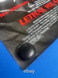 LETHAL WEAPON ORIGINAL STUDIO-PRODUCED One Sheet Movie Poster 27 x 40 (C9/C10)