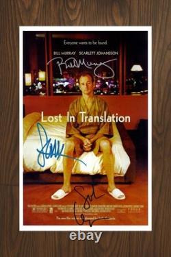 LOST IN TRANSLATION Signed Movie Poster 11x17 with COA Authentic Memorabilia