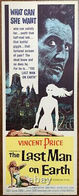 Last Man On Earth Original Insert Poster 1964 Vincent Price
