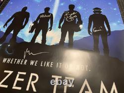 Lazer Team Coming Soon Movie Poster Signed 24 x 36 Rooster Teeth