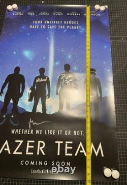 Lazer Team Coming Soon Movie Poster Signed 24 x 36 Rooster Teeth