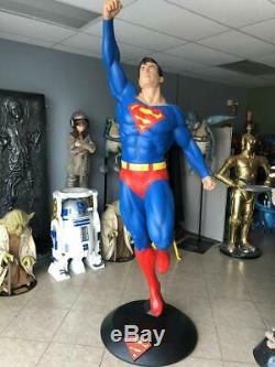 Life Size DC Comics Superman Statue Comic Book Version Full Size Prop 8'6