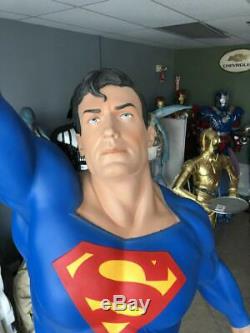 Life Size DC Comics Superman Statue Comic Book Version Full Size Prop 8'6