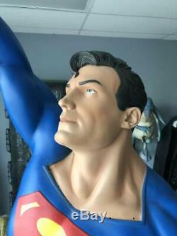 Life Size DC Comics Superman Statue Comic Book Version Full Size Prop 8'6