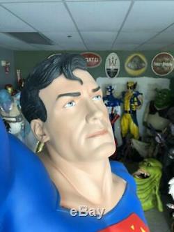 Life Size DC Comics Superman Statue Comic Book Version Full Size Prop 8'6