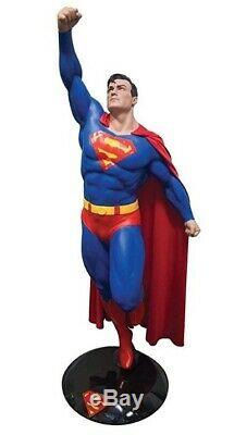 Life Size DC Comics Superman Statue Comic Book Version Full Size Prop 8'6