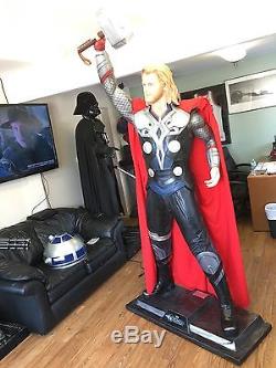 Life Size Marvel Avengers Thor Full Size Statue Prop Statue
