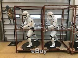 Life Size Star Wars The Force Awakens First Order Stormtrooper Full Size Statue