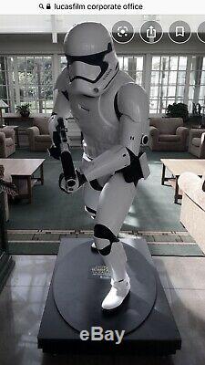 Life Size Star Wars The Force Awakens First Order Stormtrooper Full Size Statue
