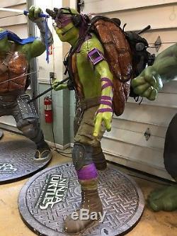 Life Size TMNT Teenage Mutant Ninja Turtles Full Size Props Paramount Pictures