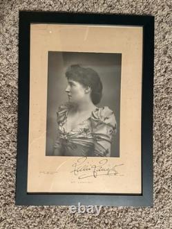 Lillie Langtry Signed Original Framed Photograph Autographed Movie Memorabilia