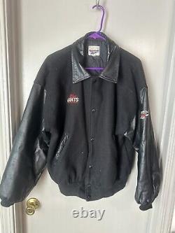 Little Giants Film Gift. Reebok Bomber Jacket Leather Sleeves. Spielberg FYC