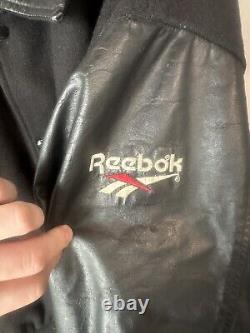 Little Giants Film Gift. Reebok Bomber Jacket Leather Sleeves. Spielberg FYC