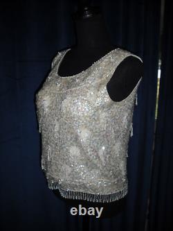 Lucille Ball Owned Worn Iridescent beaded top from Hairstylist Sydney Guilaroff