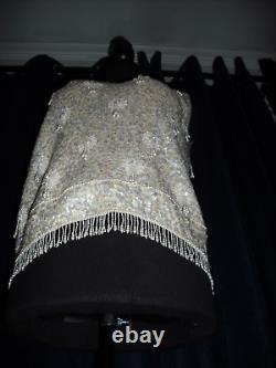 Lucille Ball Owned Worn Iridescent beaded top from Hairstylist Sydney Guilaroff