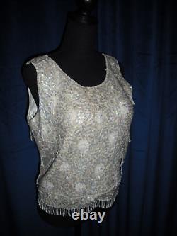 Lucille Ball Owned Worn Iridescent beaded top from Hairstylist Sydney Guilaroff