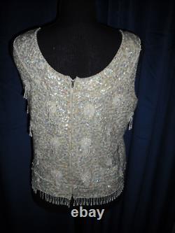 Lucille Ball Owned Worn Iridescent beaded top from Hairstylist Sydney Guilaroff