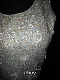 Lucille Ball Owned Worn Iridescent beaded top from Hairstylist Sydney Guilaroff