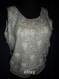 Lucille Ball Owned Worn Iridescent beaded top from Hairstylist Sydney Guilaroff